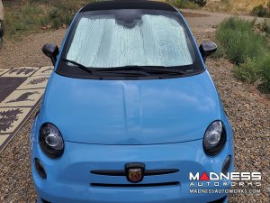 FIAT 500 Windshield Sunshade/ Reflector - BlackOut Sunshades - Roll Up